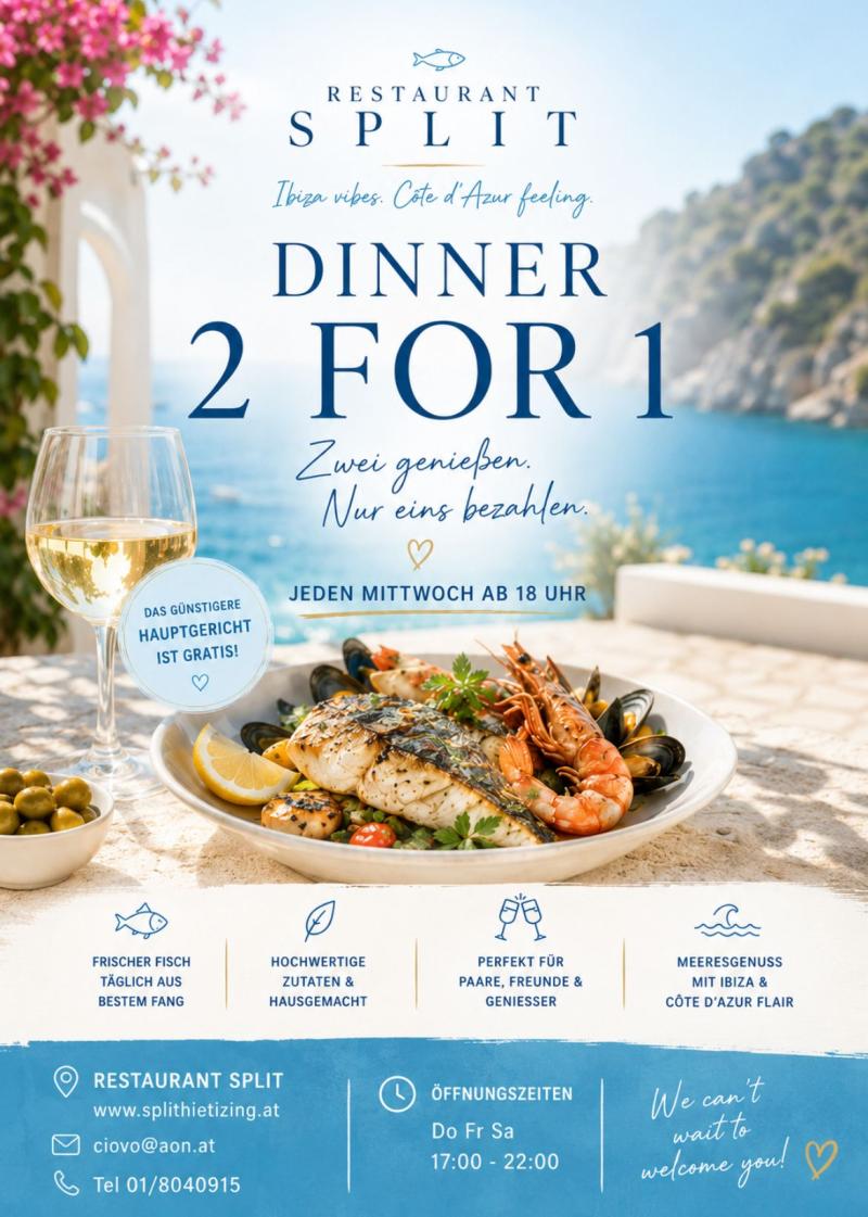 Restaurant 1130, Fischrestaurant 1130, Candlelight Dinner 1130, Seafood Brunch 1130, Brunch 1130